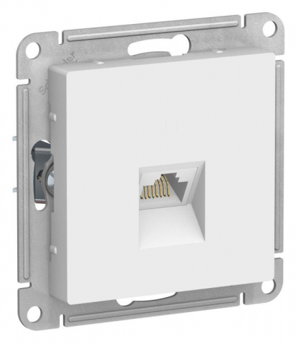 Розетка компьютерная AtlasDesign RJ45 кат.6A механизм лотос SE ATN001386 Розетка компьютерная AtlasDesign RJ45 кат.6A механизм лотос SE ATN001386