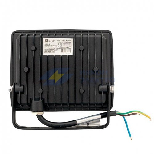 Прожектор светодиодный СДО-3003 30Вт 6500К IP65 Basic EKF FLL-3003-30-6500 фото 5