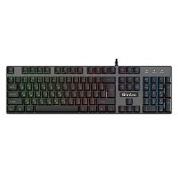 Клавиатура KG480 игровая проводная металл. с подсветкой черн. Intro Б0060192