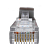 Патч-корд UTP 5e 4х2 26AWG (7х0.16мм) Cu LSZH 5м сер. SUPRLAN 10-0145