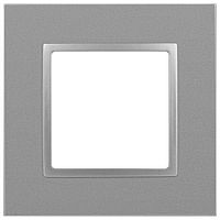 Рамка 1-м Elegance 14-5011-03 Classic алюм. Эра Б0060573