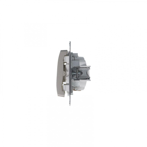Переключатель проходной 1-кл. СП Glossa 10А IP20 (сх. 6а) 10AX с подсветкой механизм платина SE GSL001263 фото 6