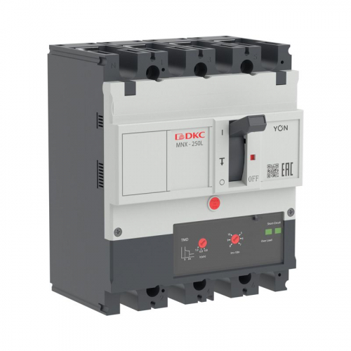 Выключатель автоматический 4P 250А 70кА pro MNX250L при AC415V расцепитель TMD YON MNX250L4PTMD0250 Выключатель автоматический 4P 250А 70кА pro MNX250L при AC415V расцепитель TMD YON MNX250L4PTMD0250