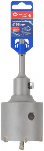 Коронка по бетону ПРОФИ/Profi SDS Plus 68мм Cutop 43-878 фото 3 Коронка по бетону ПРОФИ/Profi SDS Plus 68мм Cutop 43-878 фото 3