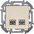 Розетка компьютерная 2-м Inspiria RJ45 кат.5E UTP сл. кость IEK 673836