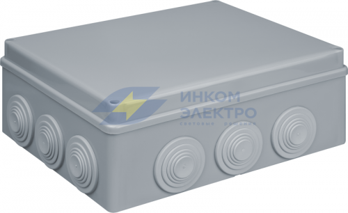 Коробка 93 410 NSS-DB-240-190-90-12-GR распаячная открытого монтажа Navigator 93410 Коробка 93 410 NSS-DB-240-190-90-12-GR распаячная открытого монтажа Navigator 93410