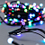 Гирлянда светодиодная "Мультишарики" 20м d13мм 200LED RGB 16Вт 220-240В IP65 провод ПВХ черн. (нужен шнур питания 303-500) Neon-Night 303-509-1