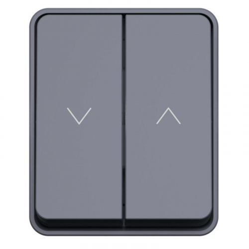 Выключатель для жалюзи 2-кл. ОП AtlasDesign PROFI 10А IP54 антрацит SE ATN544019 фото 3