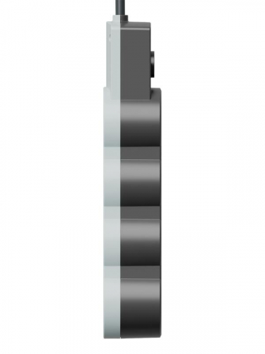 Удлинитель 3х1.5м с заземл. 10А IP20 USB 2800Вт 220В ПВС 3х1 с выкл. черн. КОСМОС YKsm1.5m3g-Z-VU10А-B фото 5