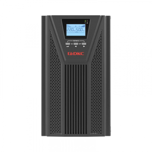 Источник бесперебойного питания Онлайн для Small Tower 2000 ВА/1800Вт 1/1 4xSchuko EPO USB RS-232 RJ45 6х7А.ч DKC SMALLT2A10S фото 3