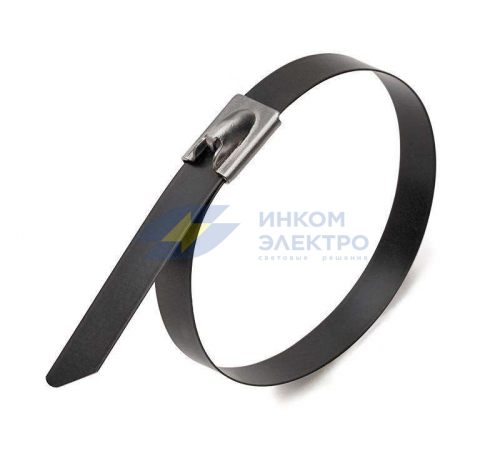 Хомут кабельный СКС-П (316) 7.9х400 стальной с покрытием (уп.100шт) Fortisflex 74903 Хомут кабельный СКС-П (316) 7.9х400 стальной с покрытием (уп.100шт) Fortisflex 74903