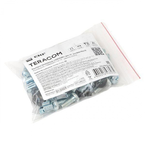 Комплект монтажный TERACOM для 19дюйм шкафов М6х16 (уп.20шт) EKF TRC-M6x16-s20 фото 2 Комплект монтажный TERACOM для 19дюйм шкафов М6х16 (уп.20шт) EKF TRC-M6x16-s20 фото 2