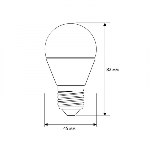 Лампа светодиодная LED7-G45/865/E27 7Вт шар матовая 6500К холод. бел. E27 150-265В Camelion 12647 фото 2 Лампа светодиодная LED7-G45/865/E27 7Вт шар матовая 6500К холод. бел. E27 150-265В Camelion 12647 фото 2