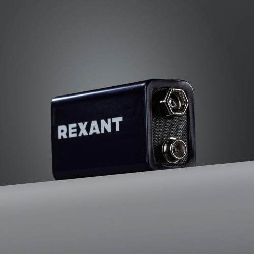 Элемент питания алкалиновый "крона" 6LR61 9В (блист.1шт) Rexant 39-1061 фото 2 Элемент питания алкалиновый "крона" 6LR61 9В (блист.1шт) Rexant 39-1061 фото 2