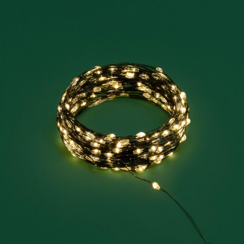 Гирлянда "Роса" 30м 300LED тепл. бел. IP20 230В с контроллером провод зел. Neon-Night 303-276 фото 6 Гирлянда "Роса" 30м 300LED тепл. бел. IP20 230В с контроллером провод зел. Neon-Night 303-276 фото 6