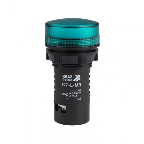 Лампа светодиодная OptiSignal Compact D22 С7-L-M3 зел. 230В AC/DC XB7EV03MP КЭАЗ 362159 Лампа светодиодная OptiSignal Compact D22 С7-L-M3 зел. 230В AC/DC XB7EV03MP КЭАЗ 362159