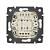Переключатель проходной 1-кл. СП Valena 10А IP31 250В механизм бел. IEK 774406