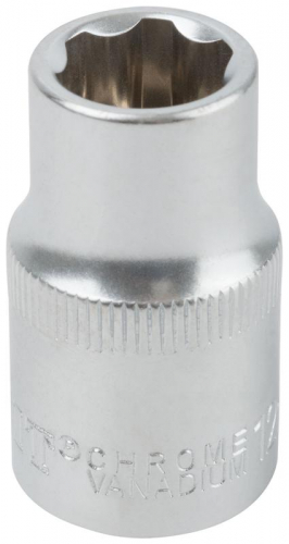 Головка шестигранная CrV 1/2дюйм 12мм FIT 62042 фото 2 Головка шестигранная CrV 1/2дюйм 12мм FIT 62042 фото 2