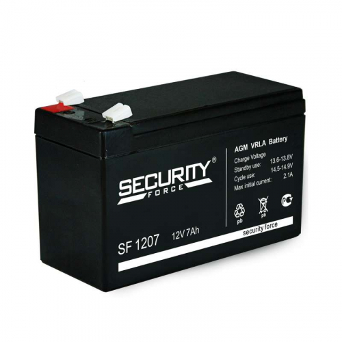 Аккумулятор ОПС 12В 7А.ч SF 1207 Security Force 4614030010005 Аккумулятор ОПС 12В 7А.ч SF 1207 Security Force 4614030010005