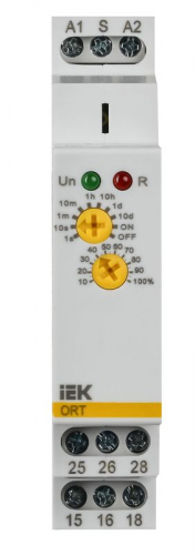 Реле задержки включения ORT 2 контакта 12-240В AC/DC IEK ORT-A2-ACDC12-240V фото 2 Реле задержки включения ORT 2 контакта 12-240В AC/DC IEK ORT-A2-ACDC12-240V фото 2