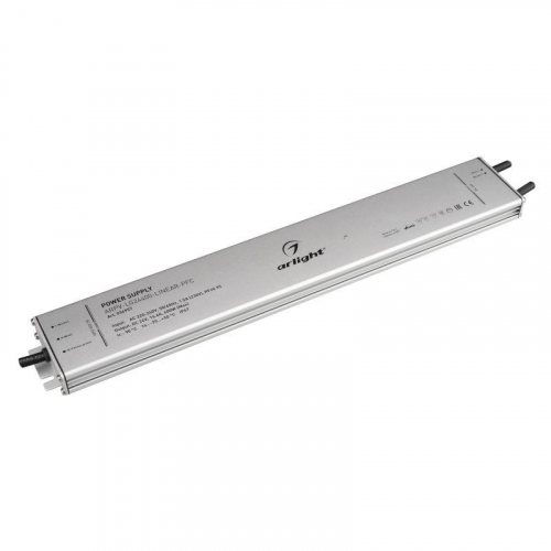 Блок питания ARPV-LG24400-LINEAR-PFC 24В 16.6А 400Вт IP67 металл Arlight 036957 Блок питания ARPV-LG24400-LINEAR-PFC 24В 16.6А 400Вт IP67 металл Arlight 036957
