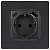 Розетка Эра12 12-4108-12 16А 250В 2P+E с USB type-A+C 5В-3А защ. шторки графит Эра Б0067700