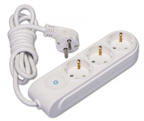 Удлинитель 3х7м с заземл. 16А IP20 с выкл. защ. шторки Makel N3310073 Удлинитель 3х7м с заземл. 16А IP20 с выкл. защ. шторки Makel N3310073