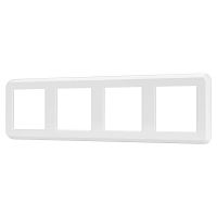 Рамка пластиковая FRM-VERSA-PL-4-WH Arlight 045187
