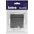 Розетка 1-м СП Accent 6-203-07 16А IP20 250В 2P+E Schuko с крышкой AL/CU графит Intro Б0063441