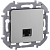 Розетка компьютерная СП Inspiria RJ45 кат.5E UTP IP20 алюм. IEK 673827