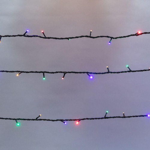Гирлянда светодиодная управляемая"Нить" 10м 100LED мультиколор 10Вт 220-240В IP65 8 режимов провод ПВХ черн. (нужен контроллер 217-204) Neon-Night 303-139 фото 4