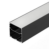 Профиль LINE-S-7575-3000 BLACK L3000 алюм. Arlight 041857
