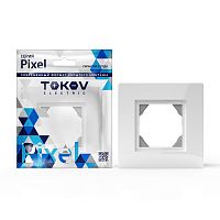 Рамка 1-м Pixel IP44 бел. TOKOV ELECTRIC TKE-PX-RM1-C01-IP44