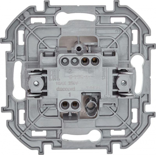 Выключатель 1-кл. Inspiria 10А IP20 250В 10AX механизм сл. кость IEK 673601 фото 4 Выключатель 1-кл. Inspiria 10А IP20 250В 10AX механизм сл. кость IEK 673601 фото 4