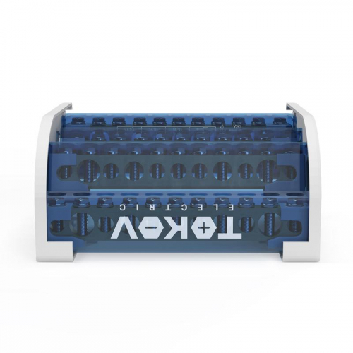 Шина на DIN-рейку в корпусе (кросс-модуль) 4 группы по 11 отверстий 125А TOKOV ELECTRICT KE-DBTB-125-4-11/3L+PEN фото 2 Шина на DIN-рейку в корпусе (кросс-модуль) 4 группы по 11 отверстий 125А TOKOV ELECTRICT KE-DBTB-125-4-11/3L+PEN фото 2