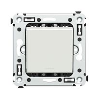 Выключатель 1-кл. 2мод. СП Avanti "Белое облако" 16А IP20 бел. DKC 4400103