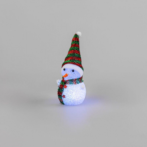 Фигура светодиодная "Снеговик" 17см 1LED RGB 0.1Вт IP20 Neon-Night 513-018