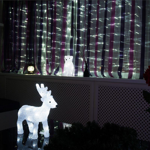 Гирлянда светодиодная "Снежинки" 2.8м 20LED бел. 1Вт IP20 Neon-Night 303-036 фото 9