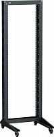 Стойка 1-рамная на 37U 600х600мм на рол. черн. LINEA F ITK LF05-37U66-1RM