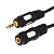 Шнур 3.5 Stereo Plug - 3.5 Stereo Jack 1.5м (GOLD) Rexant 17-4013