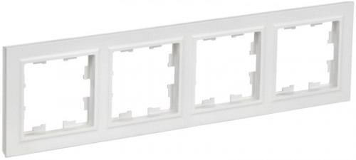 Рамка 4-м BRITE РУ-4-БрАБ арктич. бел. IEK BR-M42-K91 Рамка 4-м BRITE РУ-4-БрАБ арктич. бел. IEK BR-M42-K91