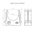 Держатель для труб (клипса) d25мм для монтажн. пистолета сер. в п/э Промрукав PR13.0121