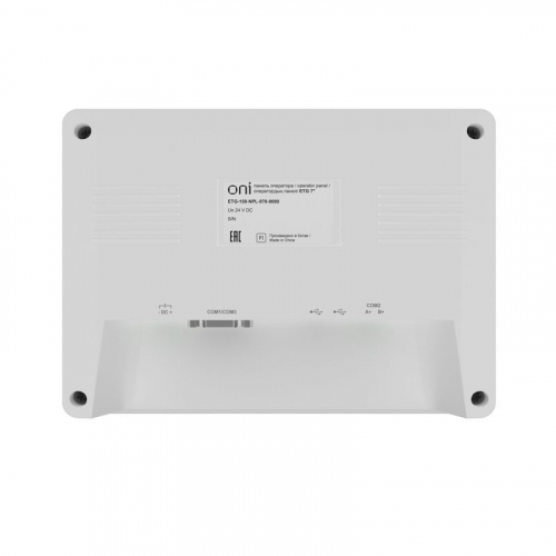 Панель оператора базовая ETG 7дюйм эконом ONI ETG-150-NPL-070-0000 фото 4