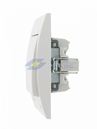 Выключатель 1-кл. СП Deriy 10А бел. LEZARD 702-0202-100 фото 5