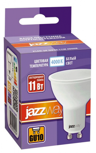 Лампа светодиодная PLED-SP 11Вт PAR16 4000К нейтр. бел. GU10 230В 50Гц JazzWay 5019485 фото 4 Лампа светодиодная PLED-SP 11Вт PAR16 4000К нейтр. бел. GU10 230В 50Гц JazzWay 5019485 фото 4