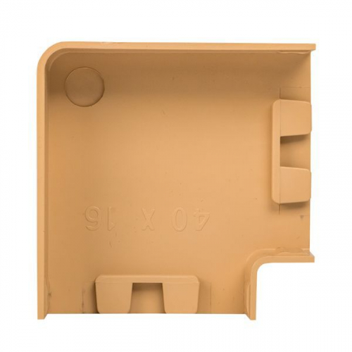 Поворот на 90град. 40х16 под свет. дерево Plast PROxima (уп.4шт) EKF abl-40-16x4 фото 3