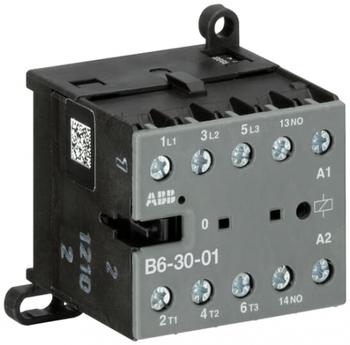 Мини-контактор B6-30-01 5,5 kW (14A) 3но+1нз катушка ~220V ABB GJL1211001R8010