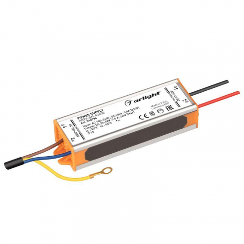 Блок питания ARPJ-SN-42600 (24Вт 23-42В 600мА) (IP65 металл) Arlight 040796 Блок питания ARPJ-SN-42600 (24Вт 23-42В 600мА) (IP65 металл) Arlight 040796