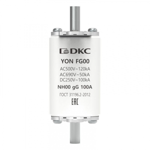 Предохранитель YON ножевого типа FG00 с одинарной индикацией 100А DKC 1FG00-0100 фото 2 Предохранитель YON ножевого типа FG00 с одинарной индикацией 100А DKC 1FG00-0100 фото 2