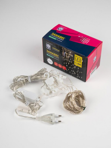 Гирлянда "Занавес" ICLLDM300W-C 300LED LED 3х3м 8режимов IP20 бел. SHLights 4690601054357 фото 5 Гирлянда "Занавес" ICLLDM300W-C 300LED LED 3х3м 8режимов IP20 бел. SHLights 4690601054357 фото 5